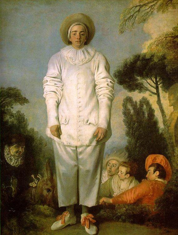 Jean-Antoine Watteau Gilles as Pierrot china oil painting image